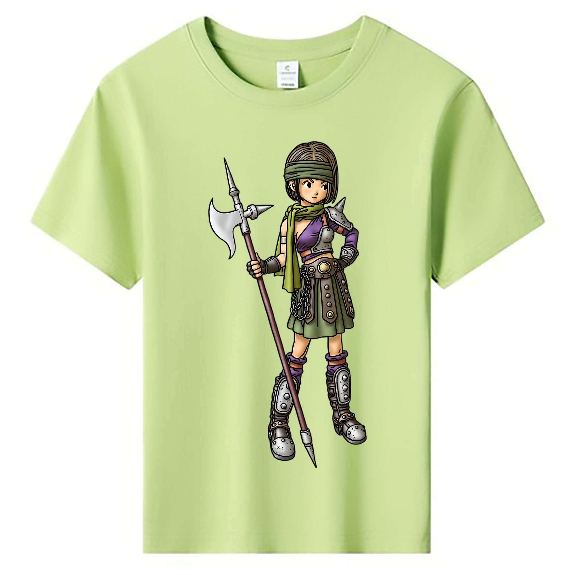 （画像用） ドラゴンクエスト Doragon Kuesuto Dragon Quest 綿100％キッズTシャツ（フロントプリント）